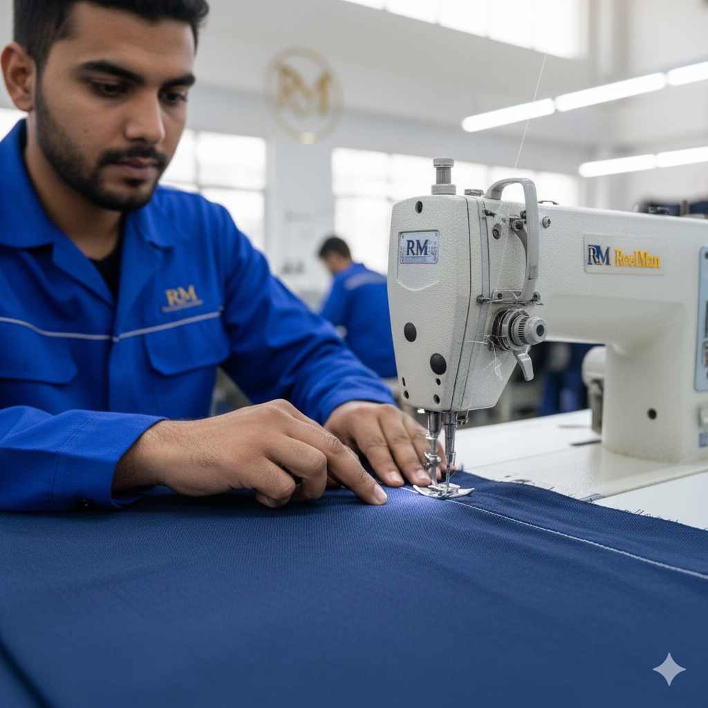Woman holding matcha leaves in both hands